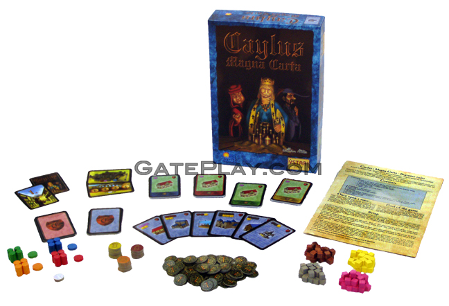 Games - Caylus Magna Carta Card Game - Gateway Board Games and  Card Games - Rio Grande Games - Ystari Games - William Attia