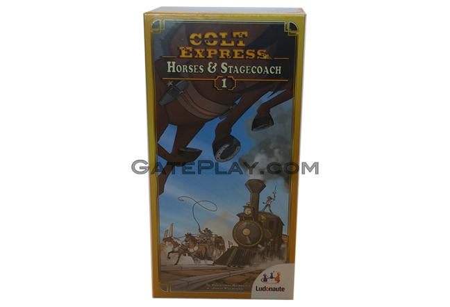 Colt express sales horses & stagecoach