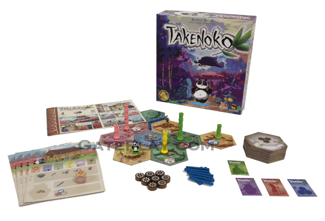  Takenoko Board Game, Bamboo Farming Game